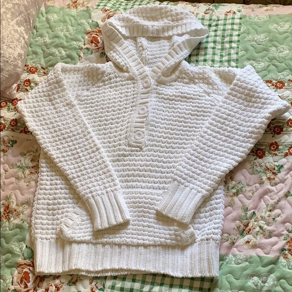 Youth White Heavy Knit Sweater (14/16 yrs) - Picture 2 of 4